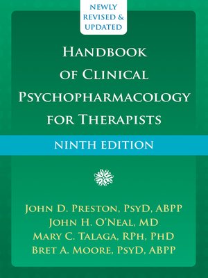 cover image of Handbook of Clinical Psychopharmacology for Therapists